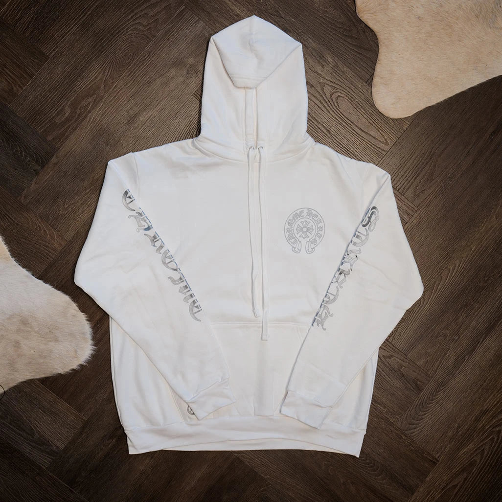 Chrome Hearts Miami White Pullover Hoodie - 1