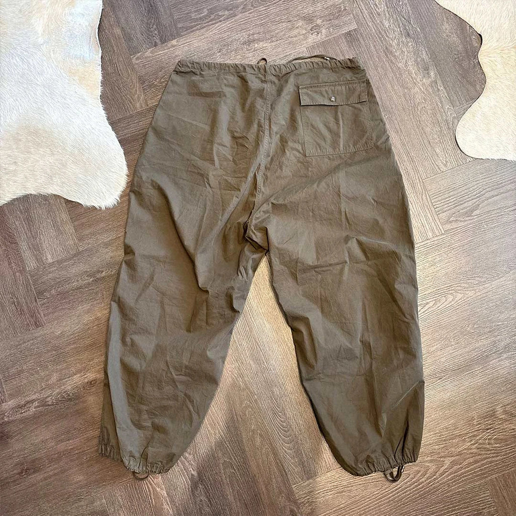 Designer Chrome Hearts pants olive color with premium silver detailing