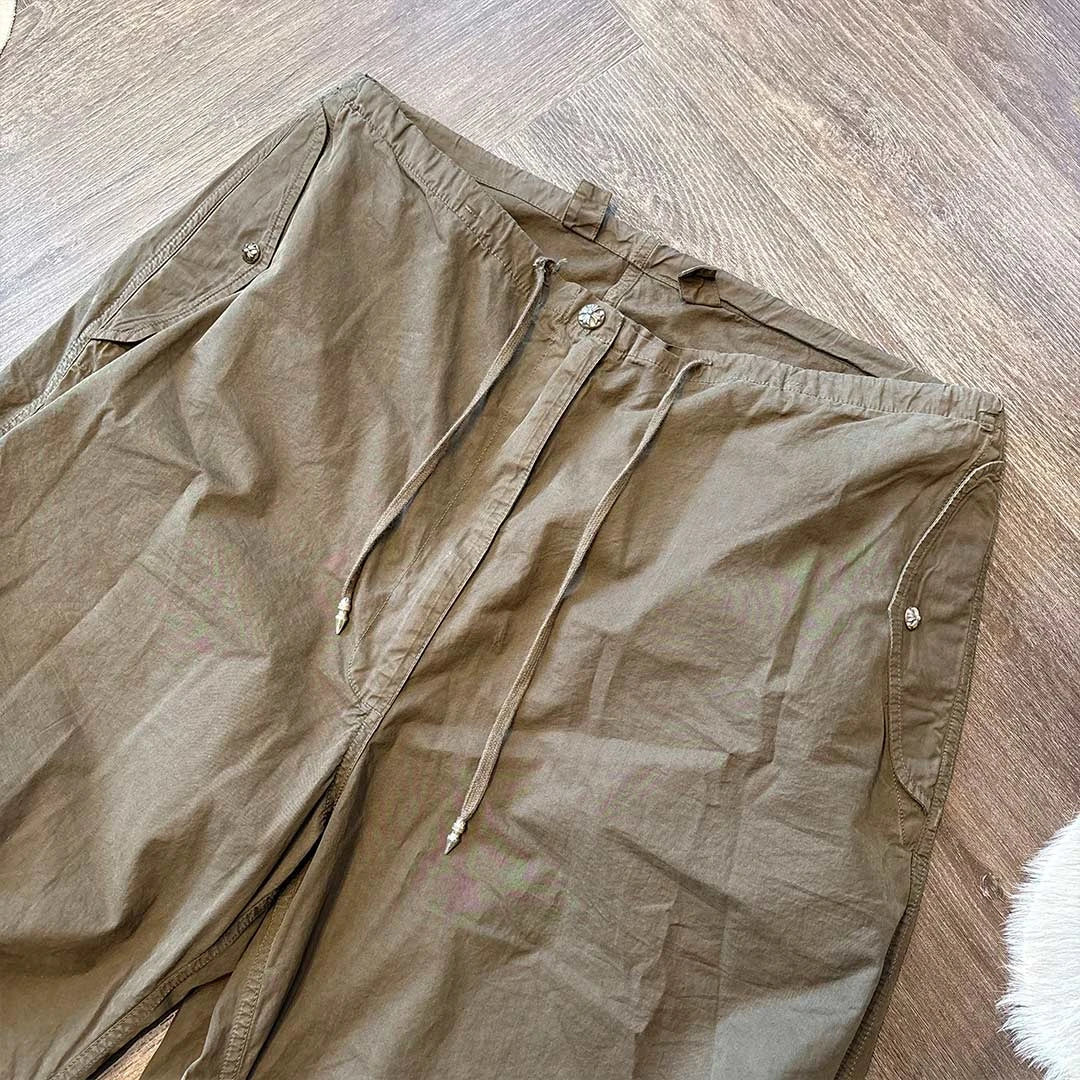 Chrome Hearts Olive Parachute Pants - 4