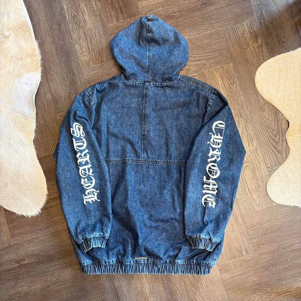 Chrome Hearts Triple Patch Denim Jacket Blue - 2
