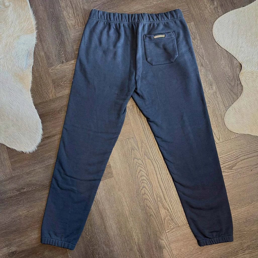 Chrome Hearts Triple Patch Navy Red Sweatpants - 2