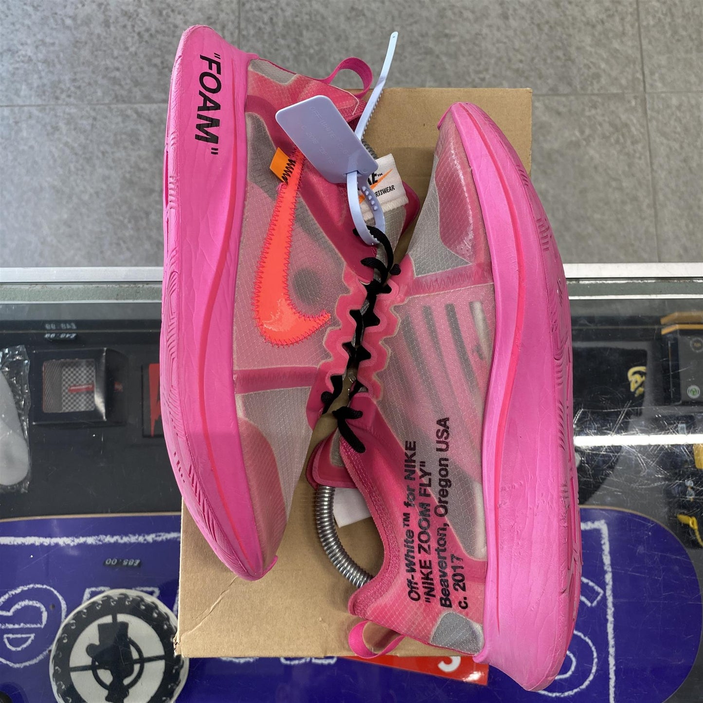 Nike Zoom Fly x Off-White 'Pink' UK9