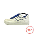 A Bathing Ape Bape Sta Patent Leather White Blue (No Box) UK8