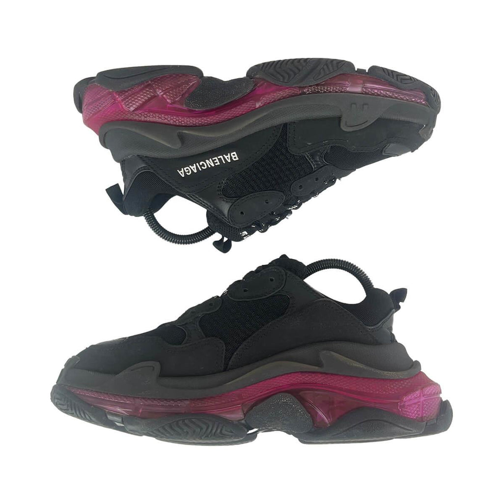 Balenciaga Triple S 'Clear Sole Neon Pink W' (No Box) UK5