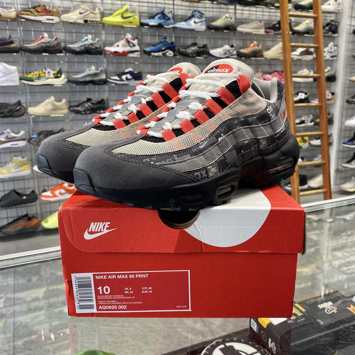 Nike Air Max 95 x Atmos 'We Love Nike (Bright Crimson)' UK9