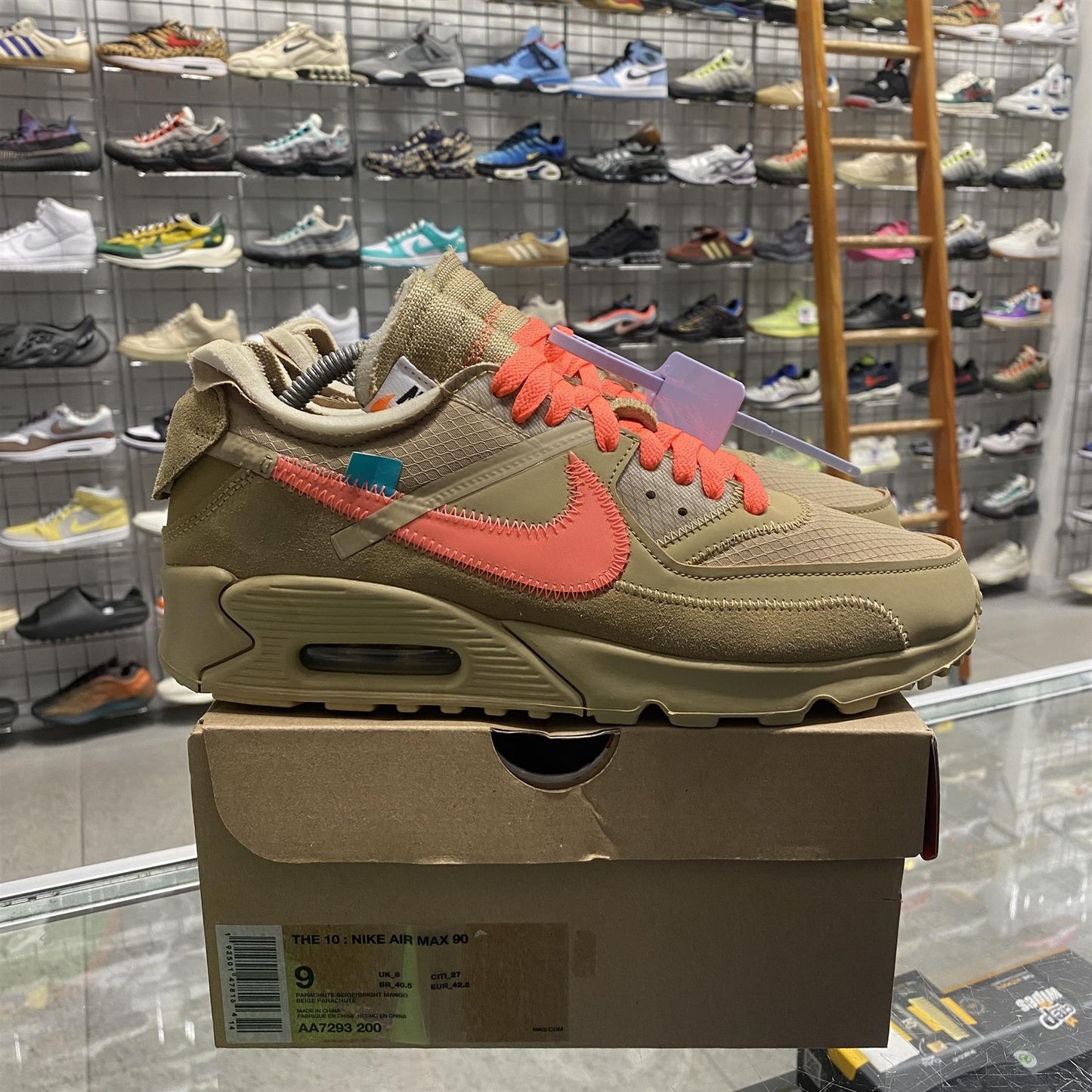 Nike Air Max 90 Off-White 'Desert Ore' UK8