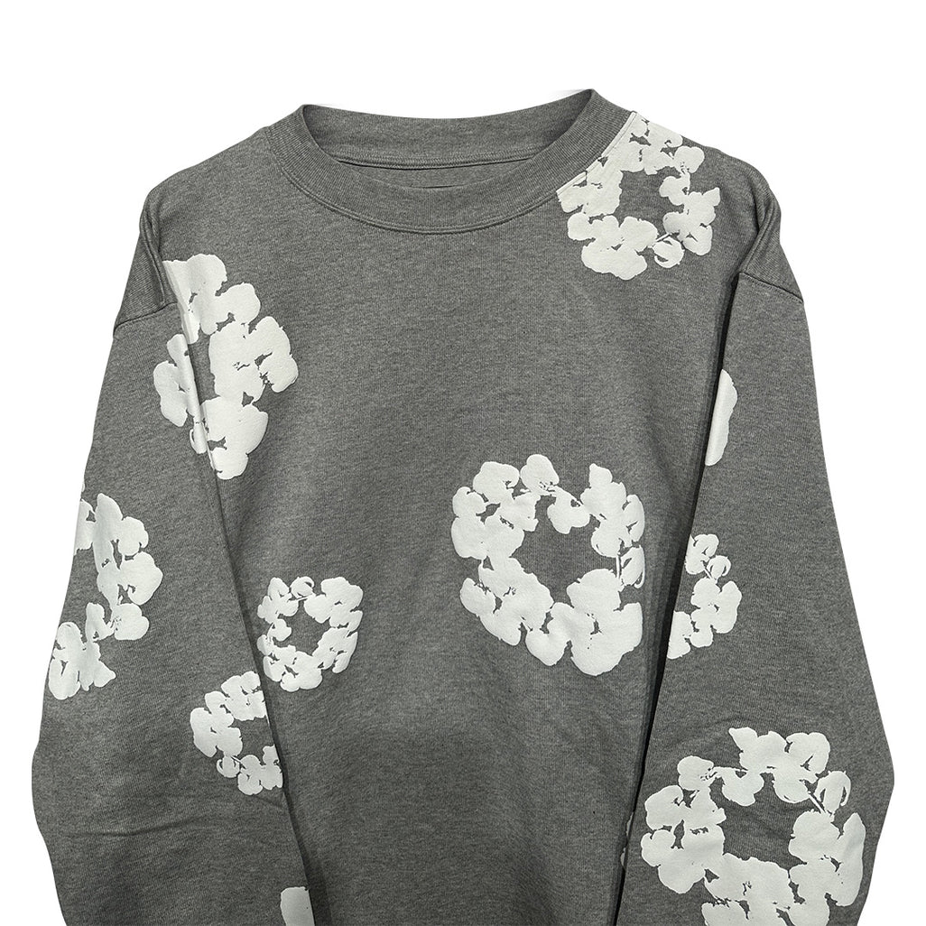 Denim Tears Cotton Wreath Sweatshirt Grey - 2