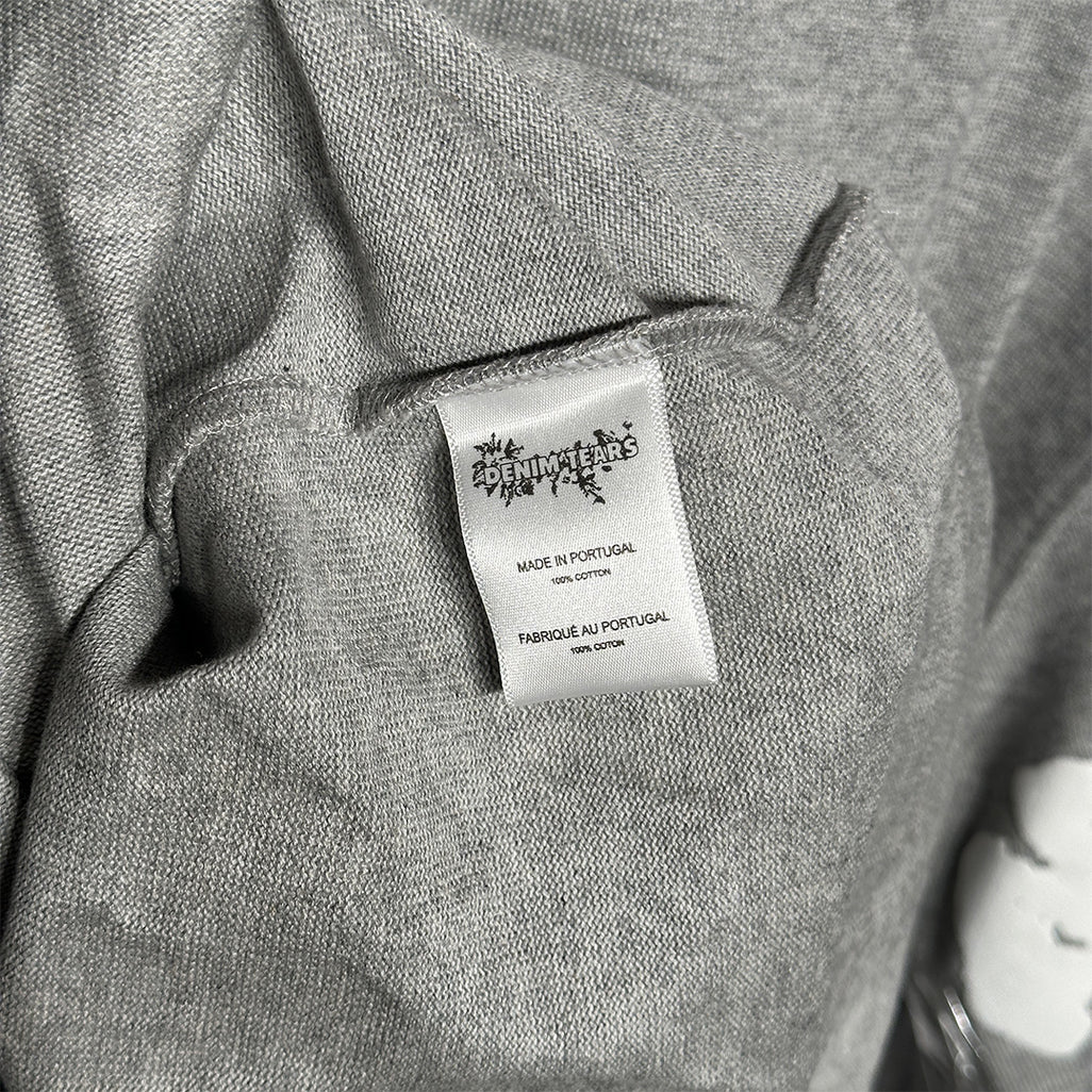 Denim Tears Cotton Wreath Sweatshirt Grey - 4