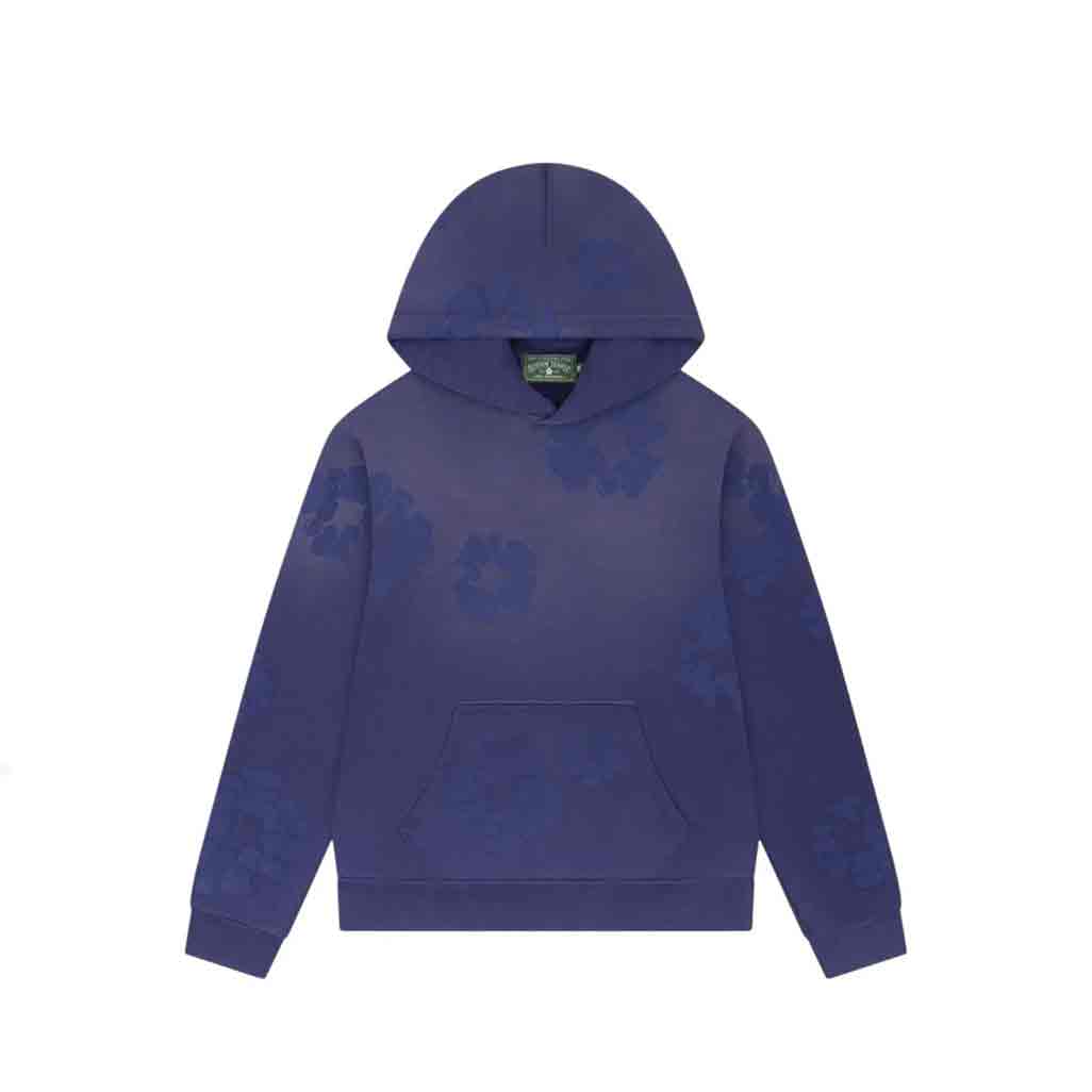 Denim Tears Mono Cotton Wreath Hoodie Washed Blue