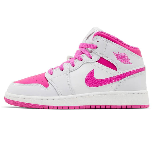 Jordan 1 Mid Fire Pink GS