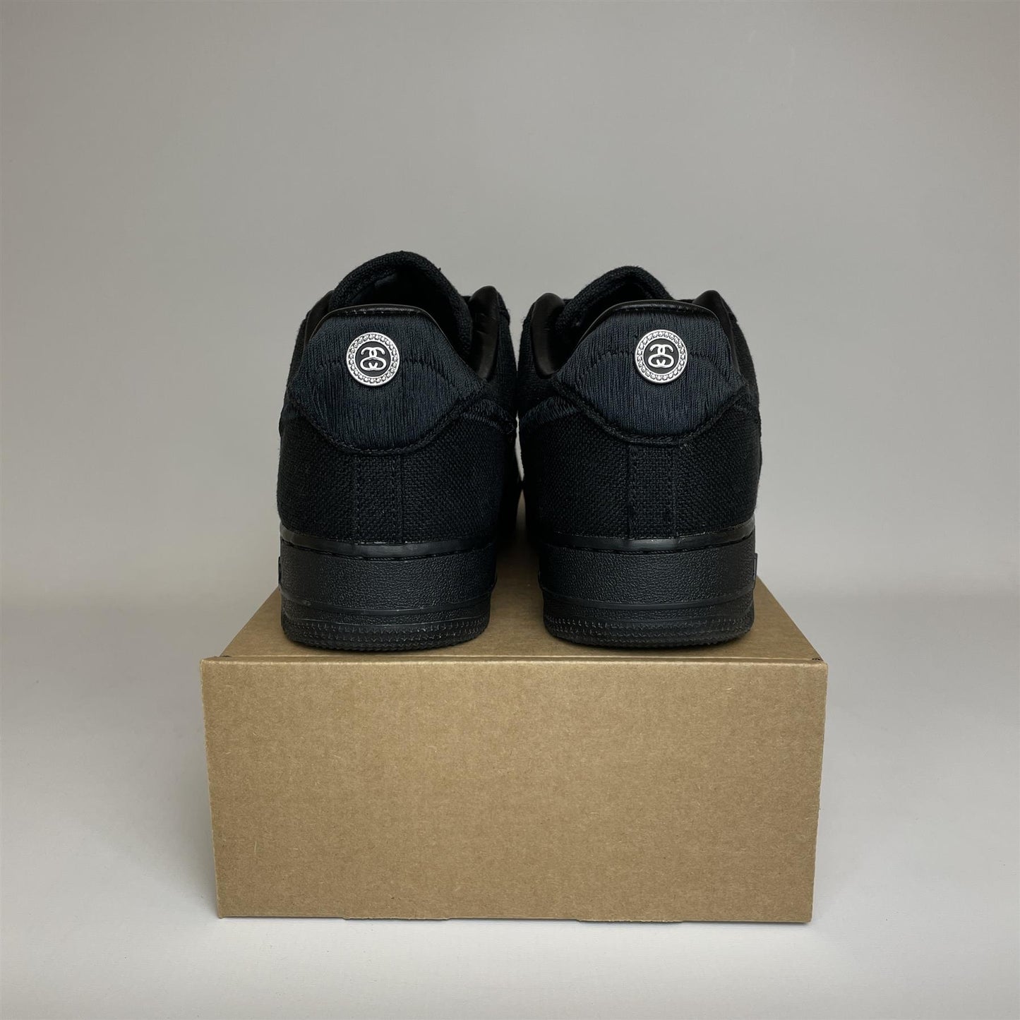 Nike Air Force 1 Low Stussy Black (No Box) UK10.5