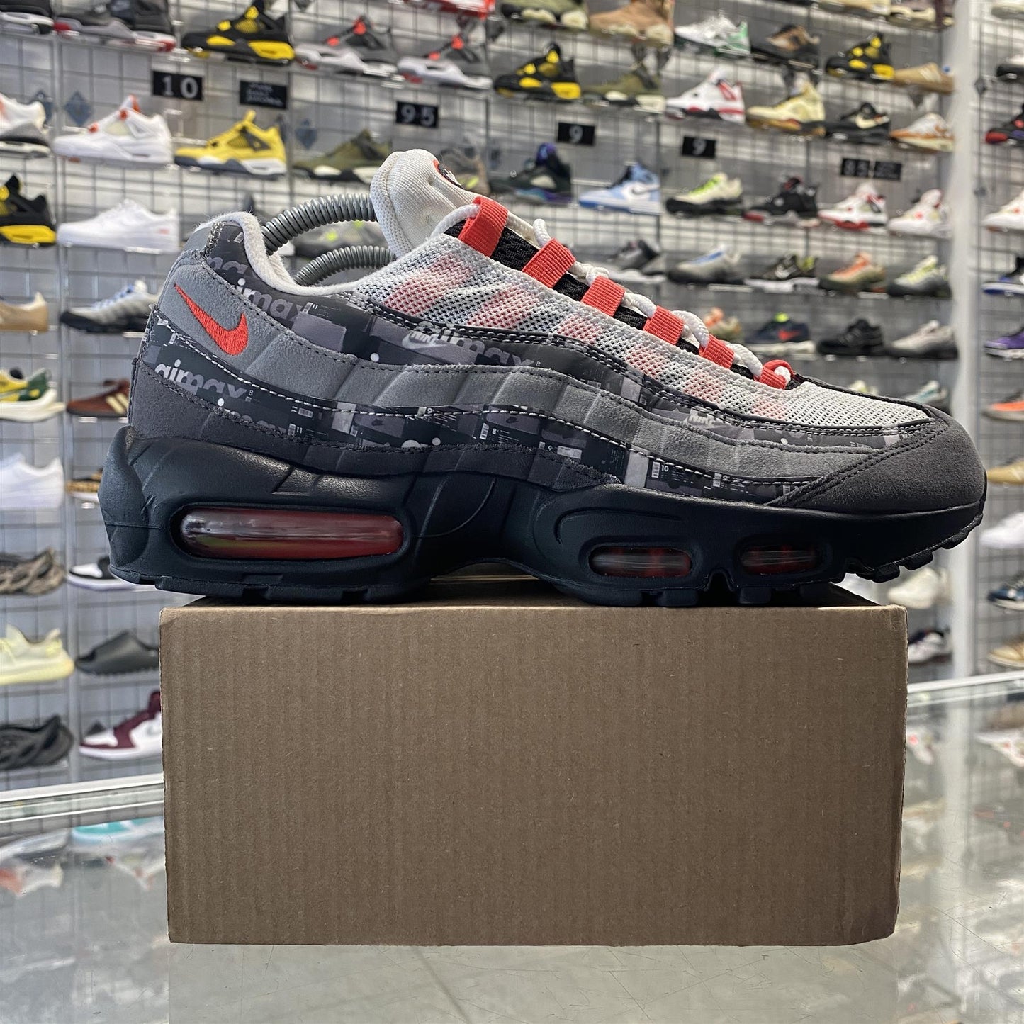 Nike Air Max 95 x Atmos 'We Love Nike (Bright Crimson)' UK7.5 (No Box)