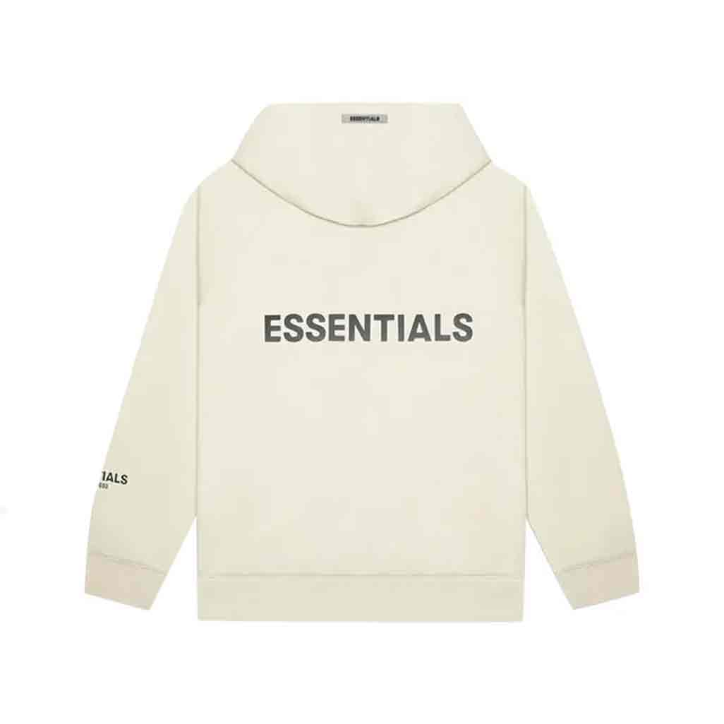 Fear of God Essentials Full Zip Hoodie Cream