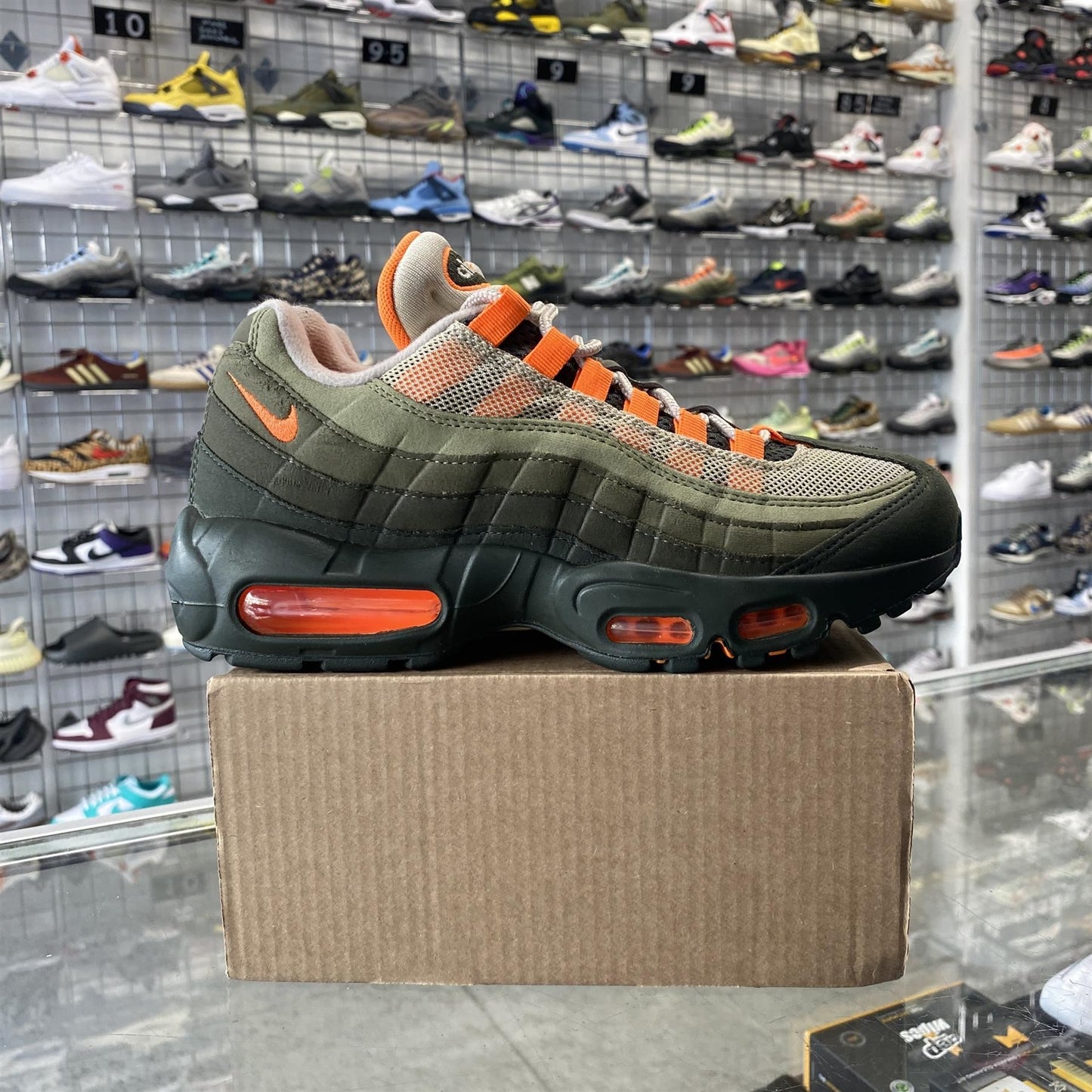 Nike Air Max 95 OG 'Neutral Olive Total Orange' UK5.5 (No Box)