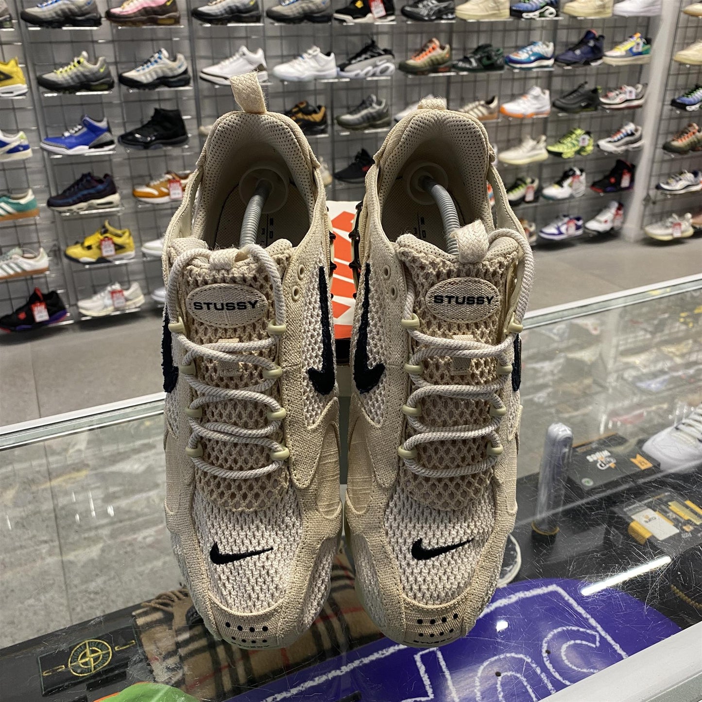 Nike Air Zoom Spiridon Cage 2 Stussy 'Fossil' UK10