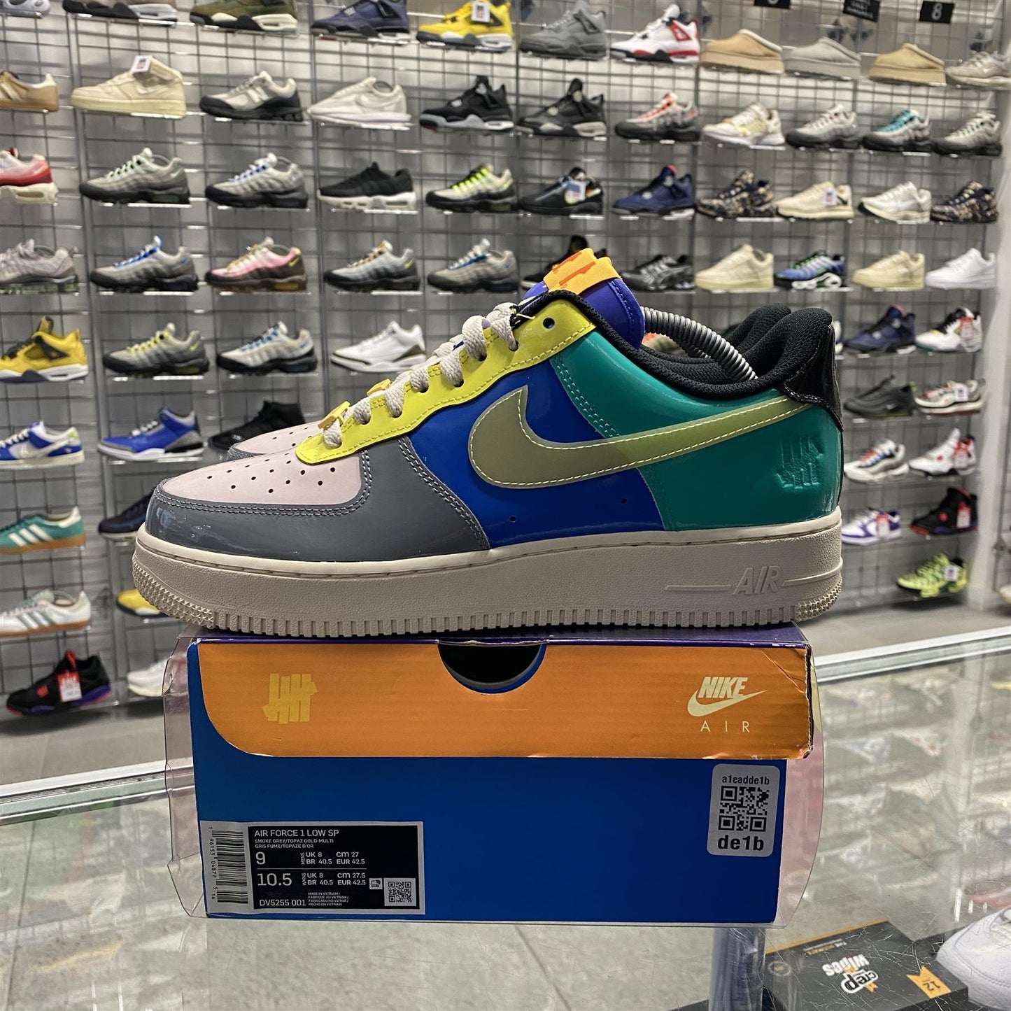 Nike Air Force 1 Low SP Undefeated 'Multi-Patent Community' UK8