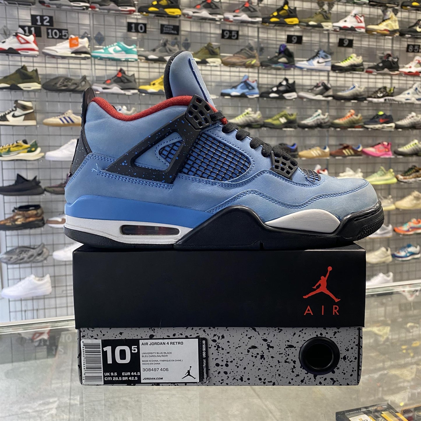 Jordan 4 Retro Travis Scott 'Cactus Jack' UK9.5