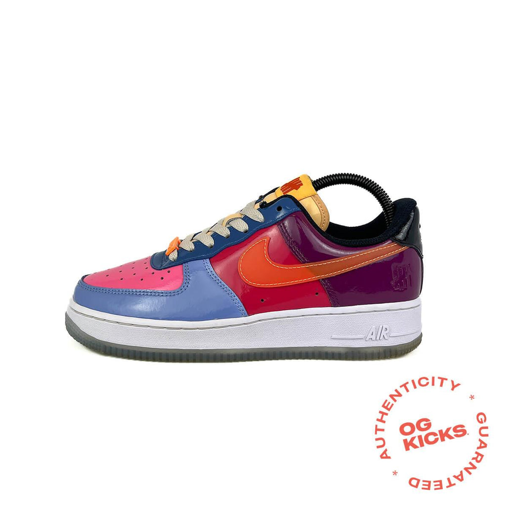 Nike Air Force 1 Low SP Undefeated Multi-Patent Total Orange UK6