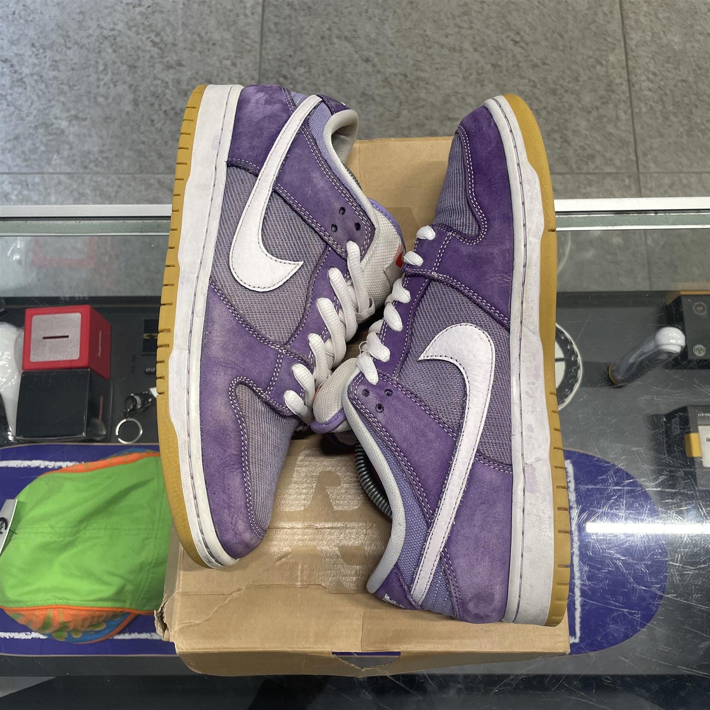 Nike SB Dunk Low Pro ISO Orange Label 'Unbleached Pack Lilac' UK9