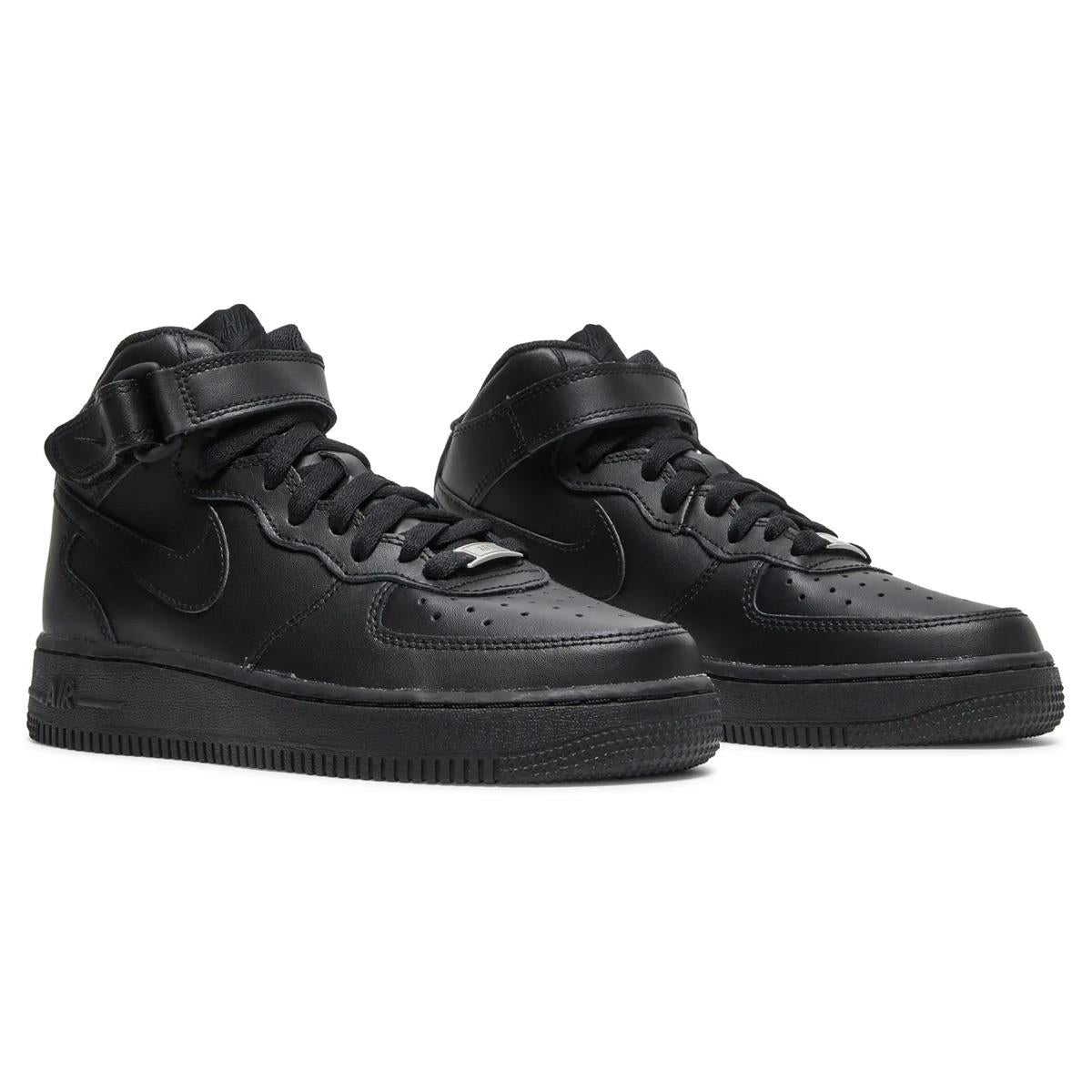Air Force 1 Mid Triple Black GS