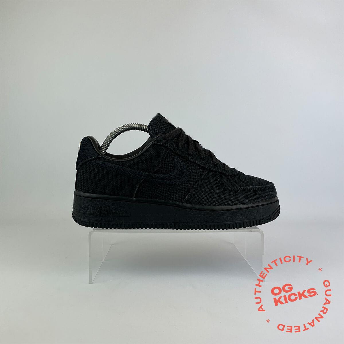 Nike Air Force 1 Low Stussy Black UK5.5