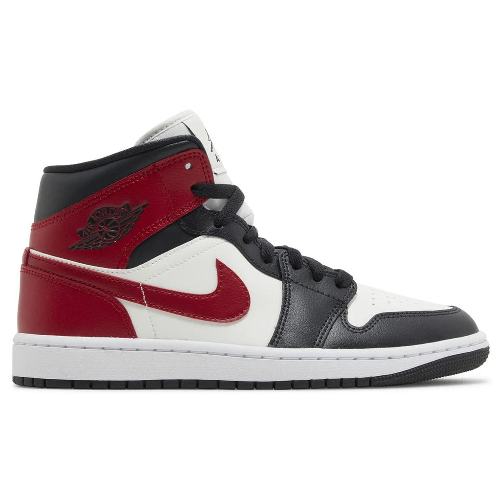 Air Jordan 1 Mid Black Toe W
