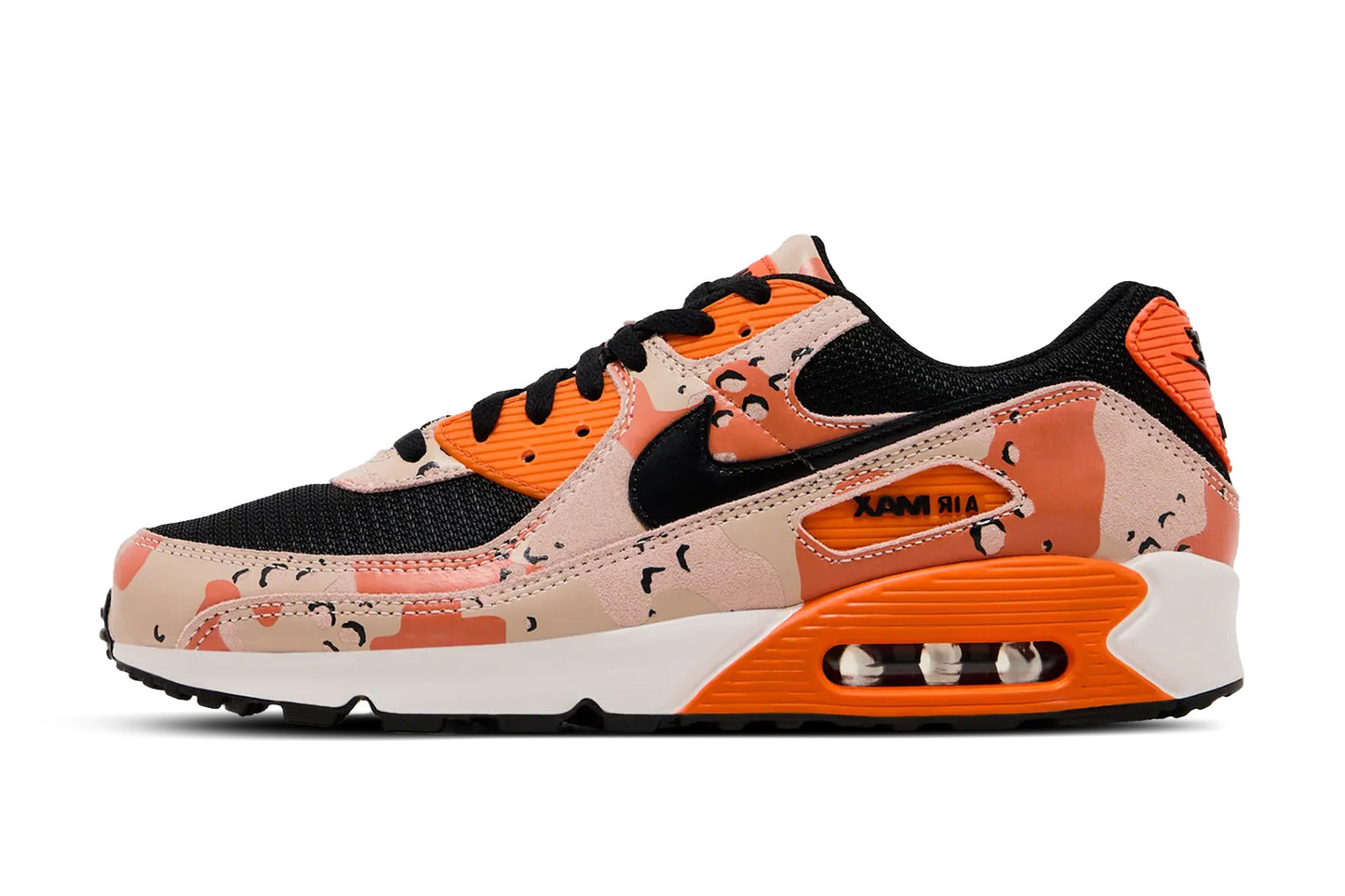 Nike Air Max 90 Premium Camo Pack - Bio Beige Safety Orange