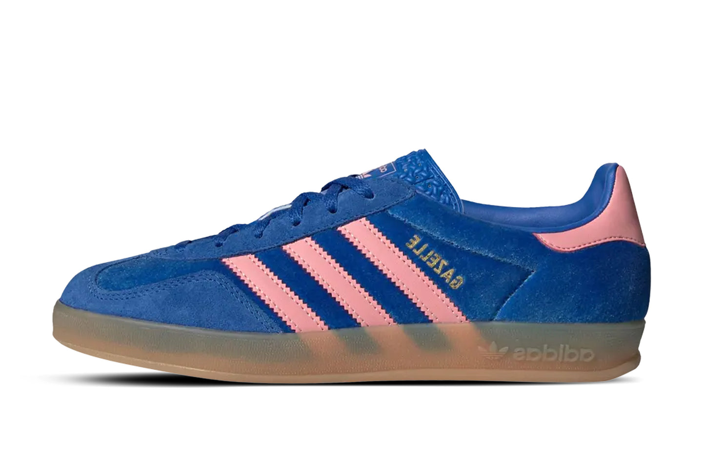 adidas Wmns Gazelle Indoor Blue Semi Pink Velvet