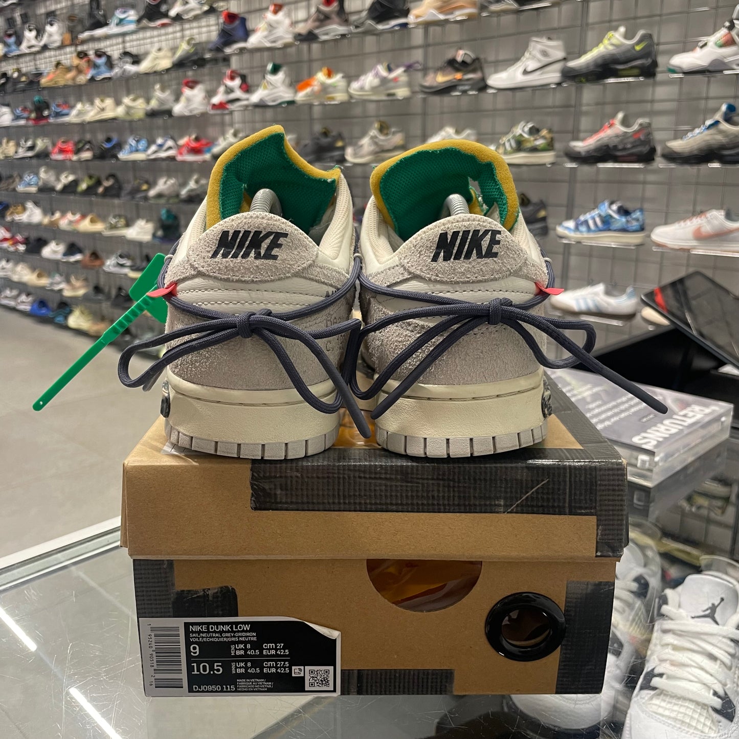 Nike Dunk Low Off-White 'Lot 20' UK8