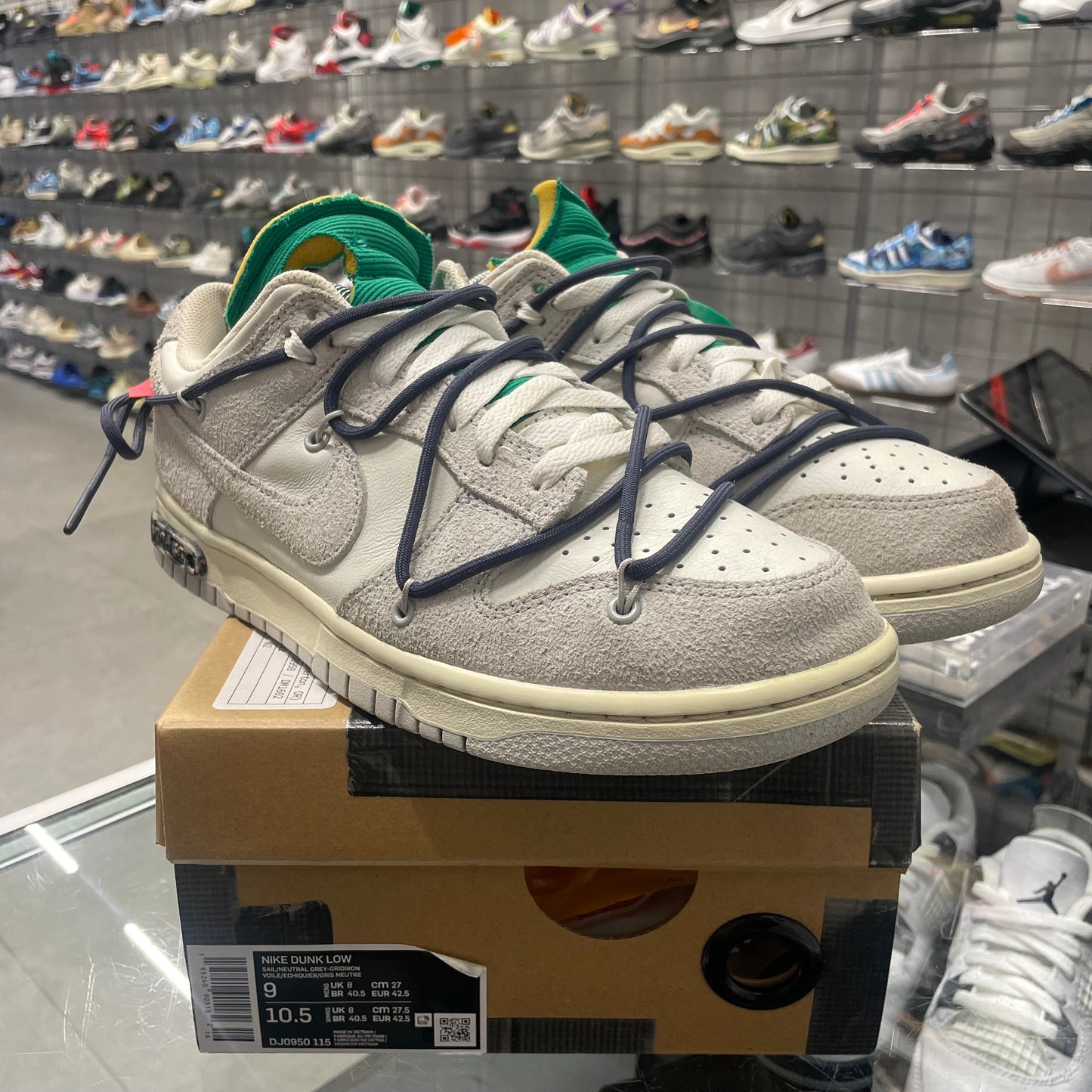 Nike Dunk Low Off-White 'Lot 20' UK8