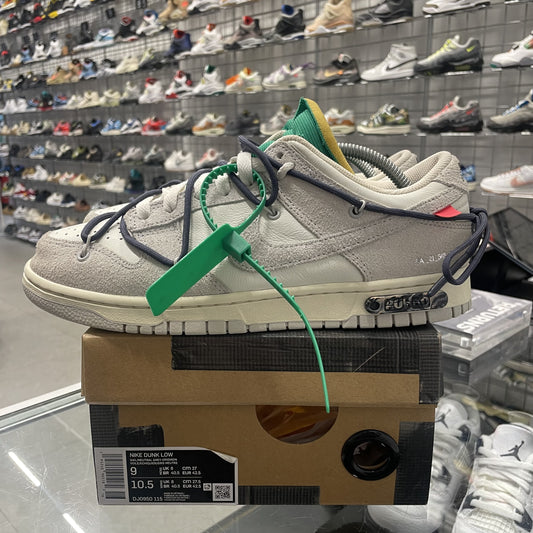 Nike Dunk Low Off-White 'Lot 20' UK8