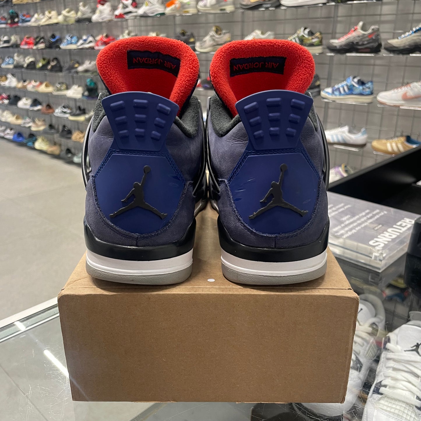 Jordan 4 Retro 'Winterized Loyal Blue' UK8 (No Box)