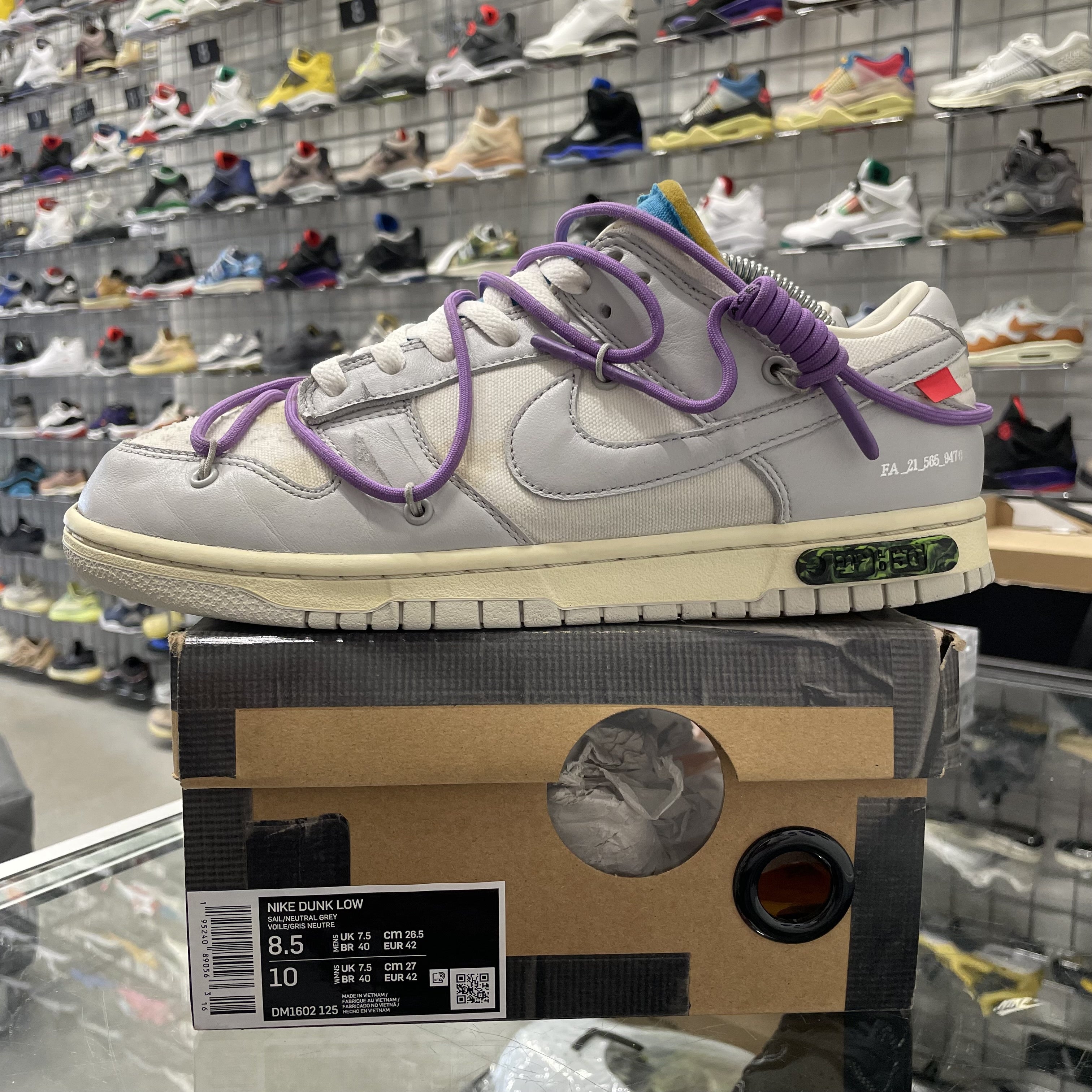 Nike Dunk Low Off-White 'Lot 47' UK7.5* – OG Kicks