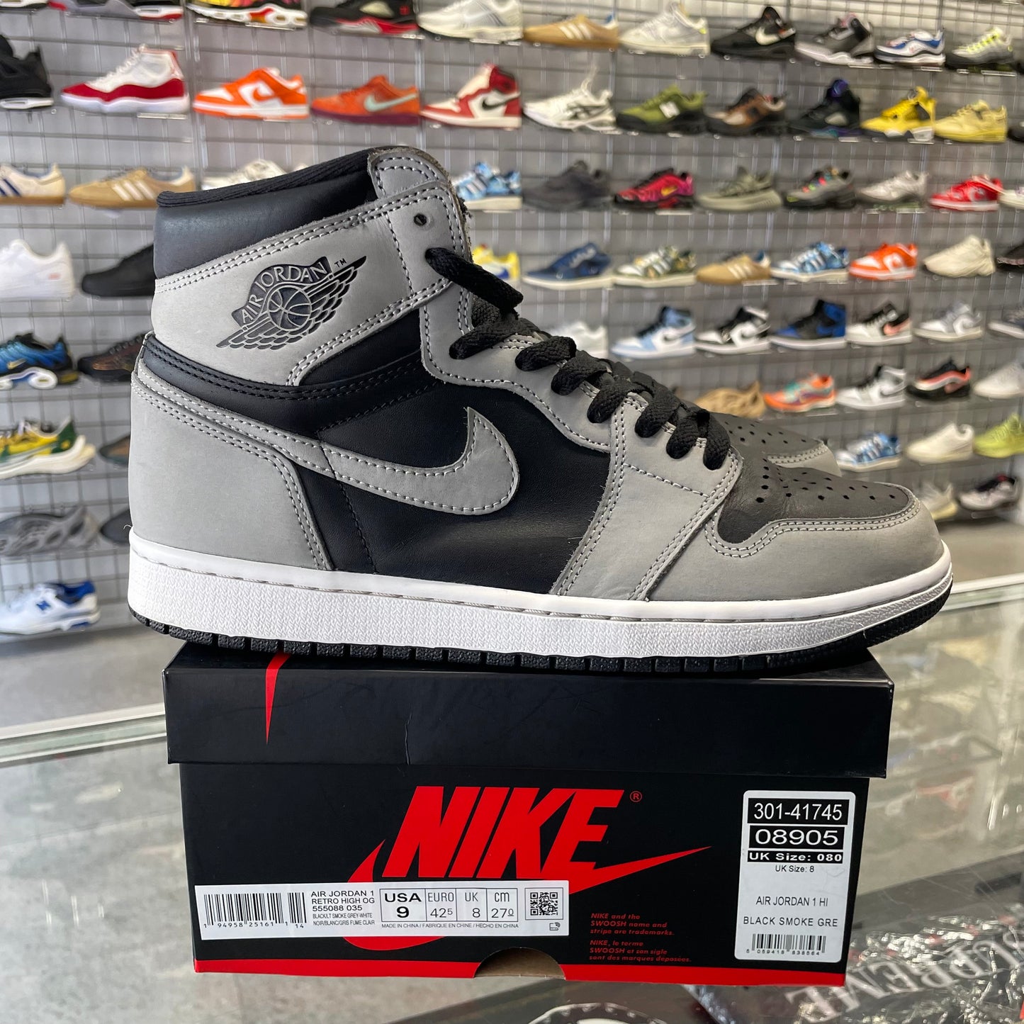 Jordan 1 Retro High 'Shadow 2.0' UK8