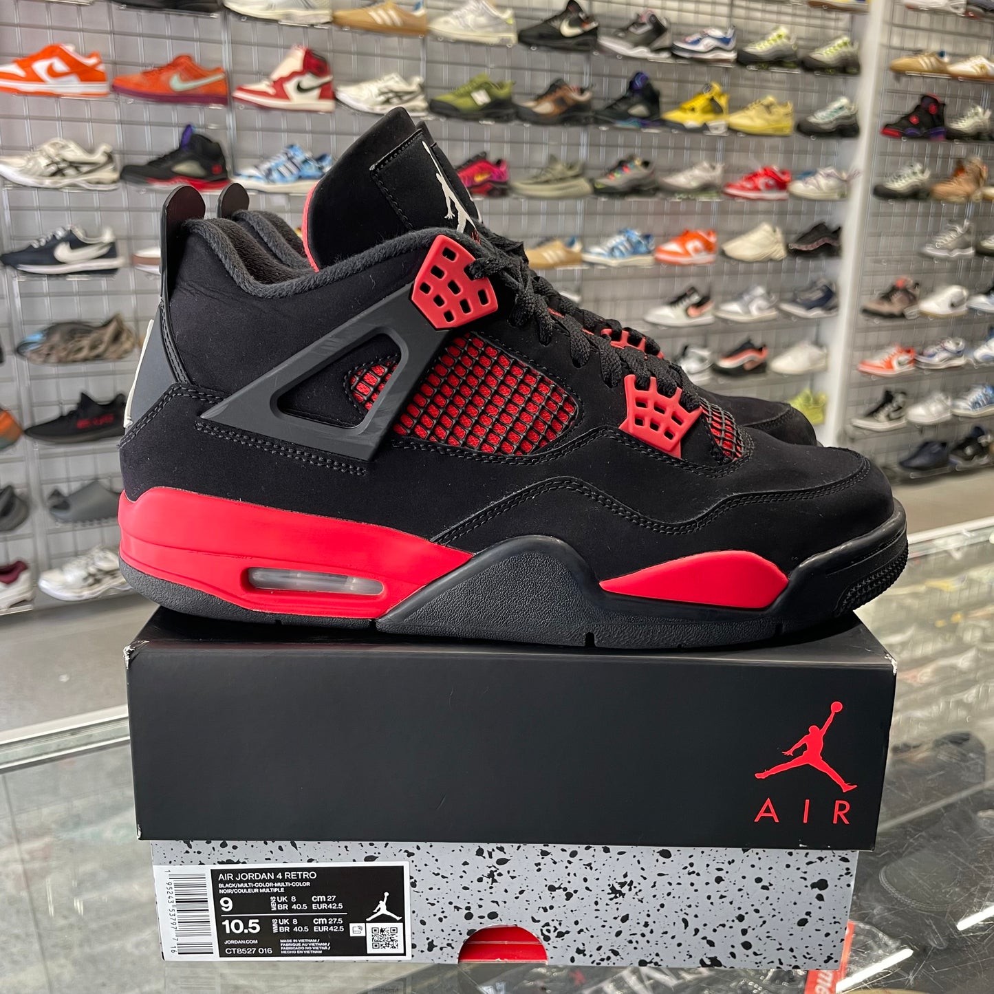 Jordan 4 Retro 'Red Thunder' UK8