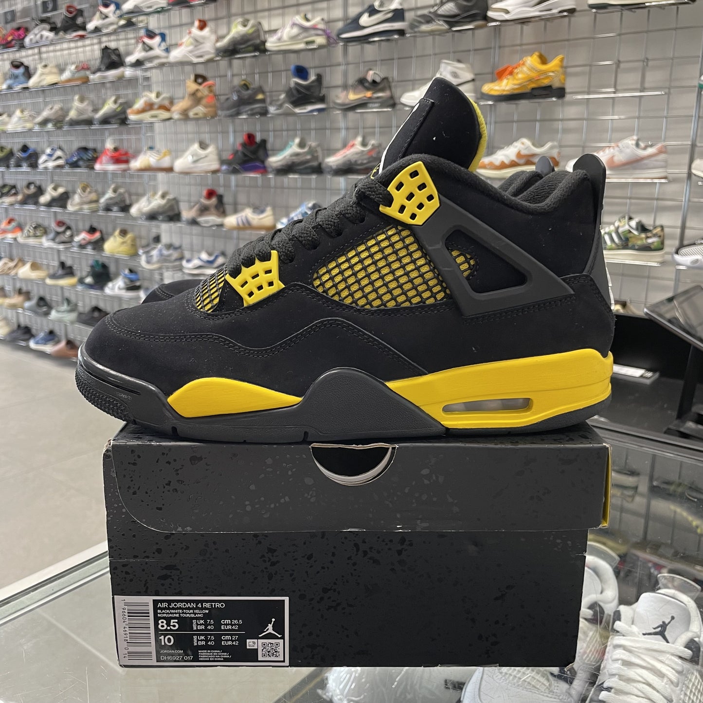 Jordan 4 Retro 'Thunder' (2023) UK7.5