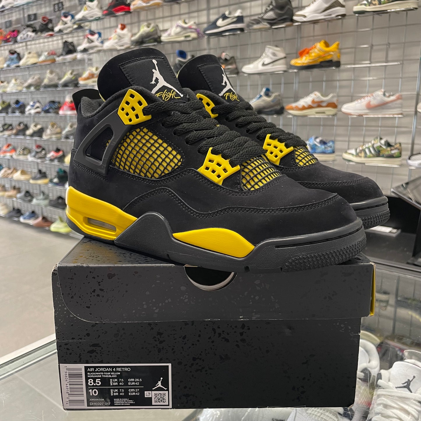 Jordan 4 Retro 'Thunder' (2023) UK7.5