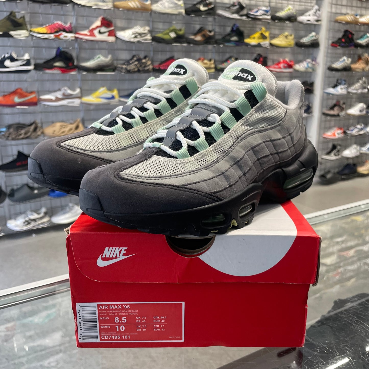 Nike Air Max 95 OG 'Fresh Mint' UK7.5