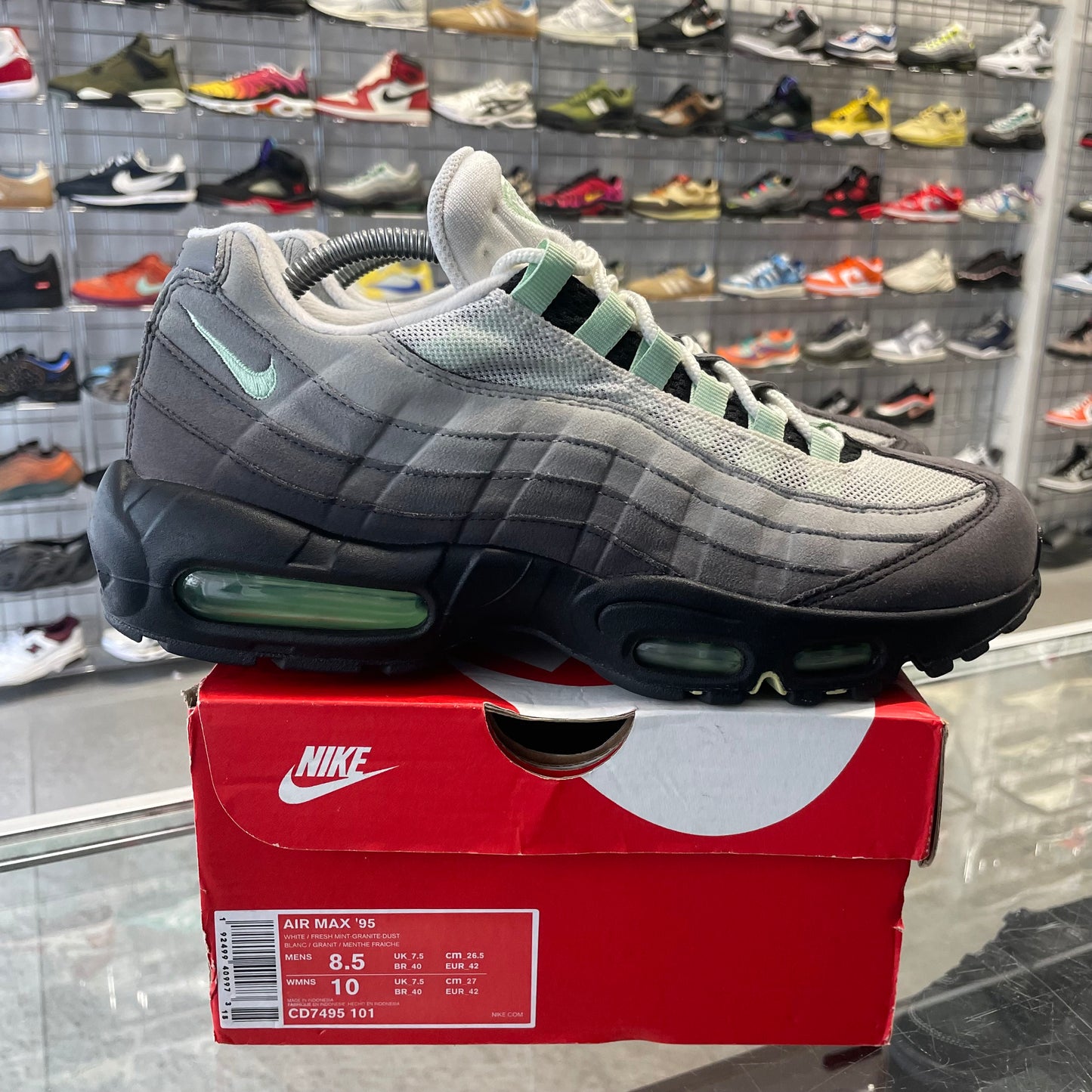 Nike Air Max 95 OG 'Fresh Mint' UK7.5