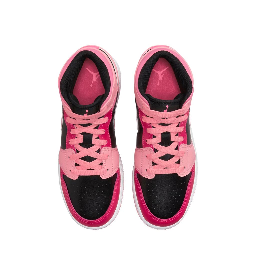 Air Jordan 1 Mid Coral Chalk GS