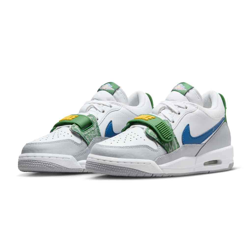 Jordan Legacy 312 Low White Pine Industrial Blue GS