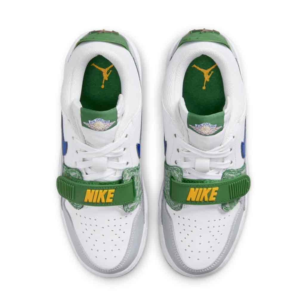 Jordan Legacy 312 Low White Pine Industrial Blue GS