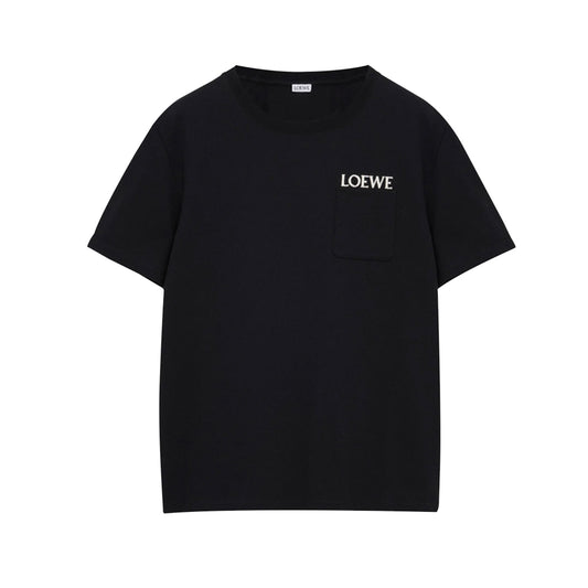 LOEWE Relaxed fit T-shirt in cotton- Black