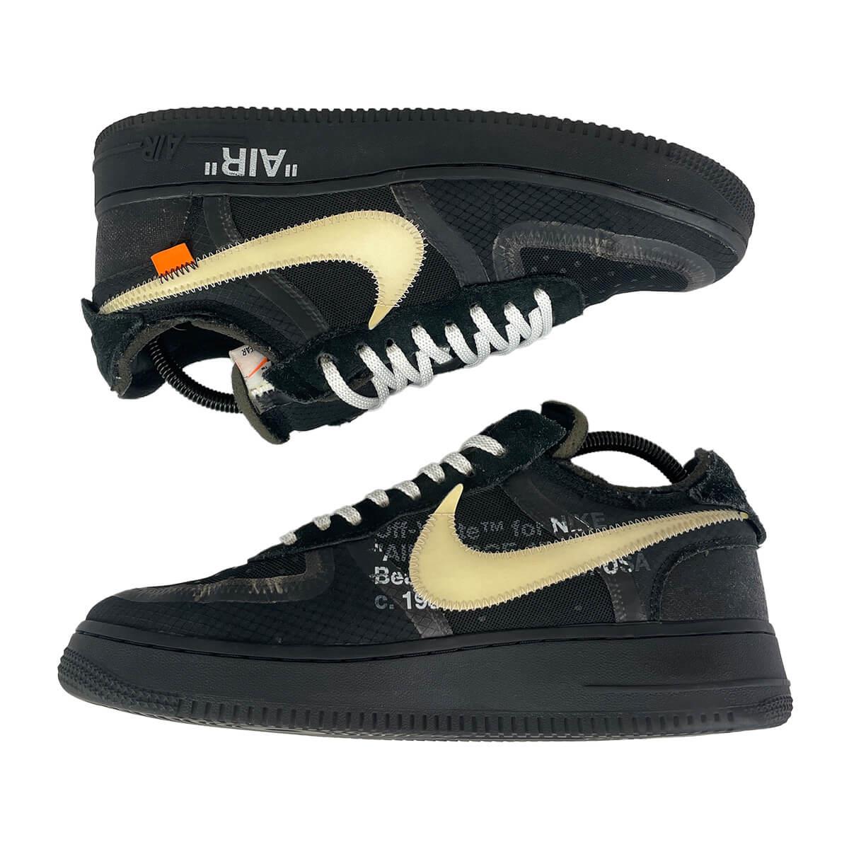 【鑑定済】NIKE OFF WHITE AIR FORCE 1 LOW Nike Air Force 1 Low 'Off-White Black White' UK8 – OG Kicks