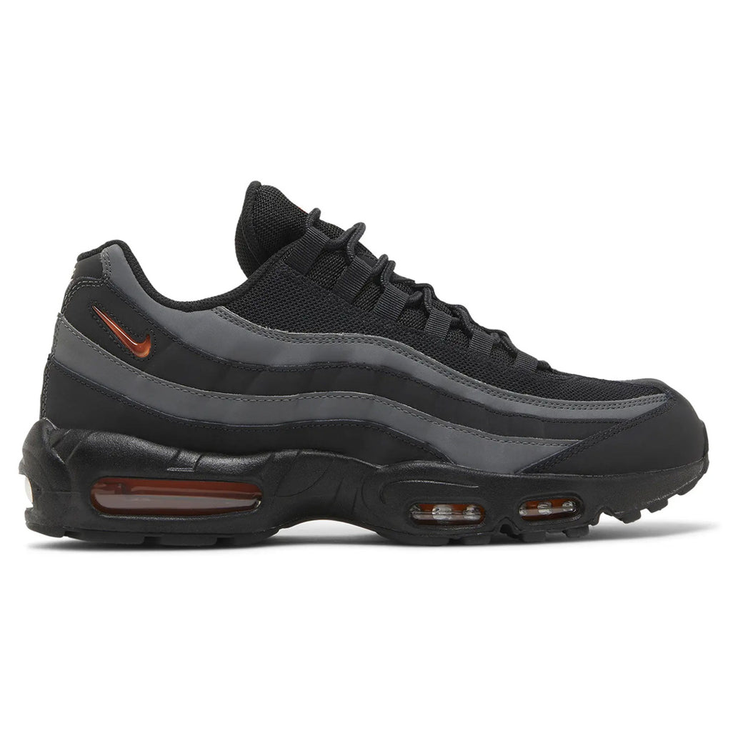 Nike Air Max 95 Black Grey Safety Orange - 3