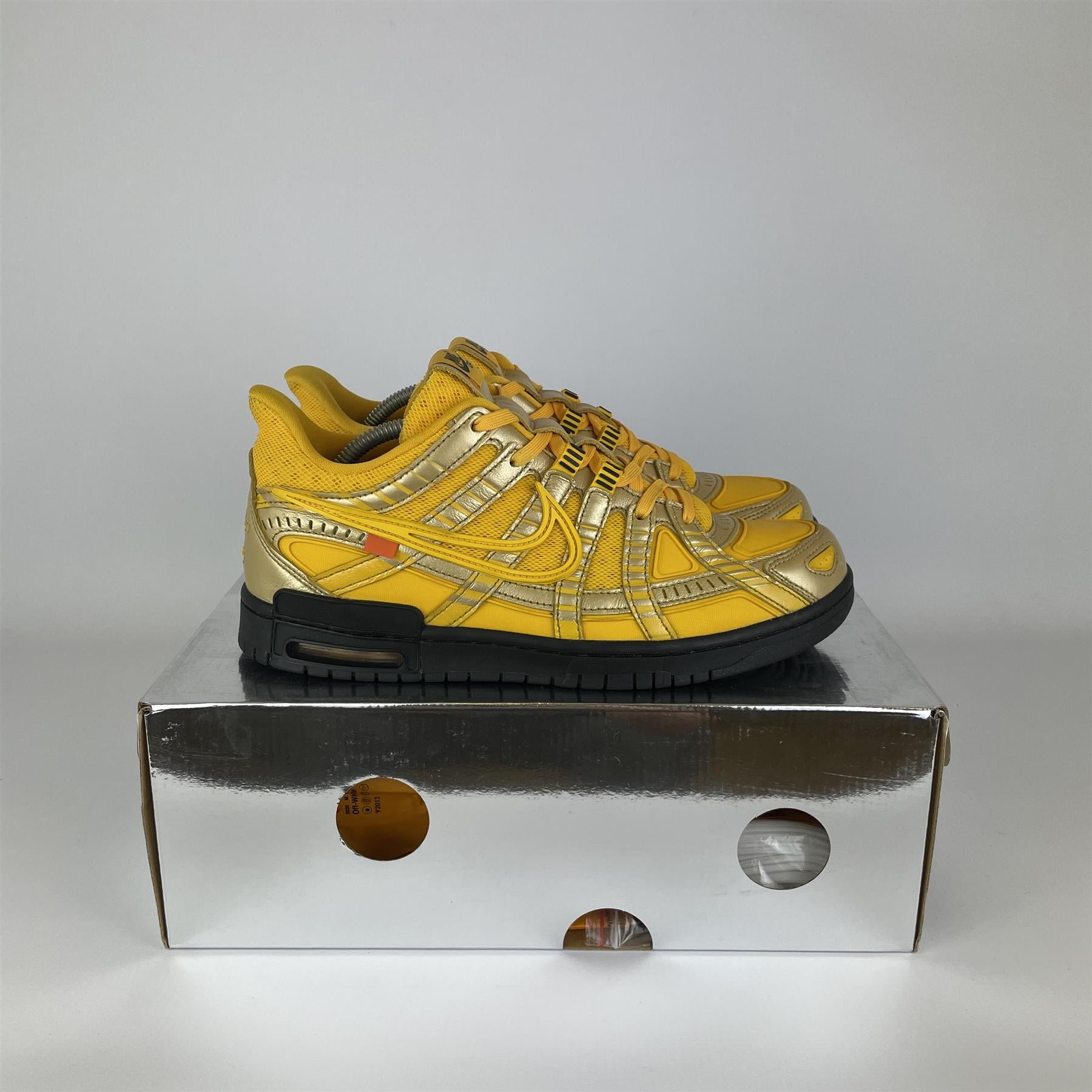 Nike Air Rubber Dunk Off-White University Gold UK8.5 – OG Kicks