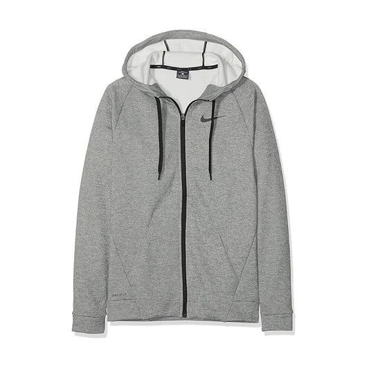 Nike Dri-FIT Full-Zip Training Hoodie Grey