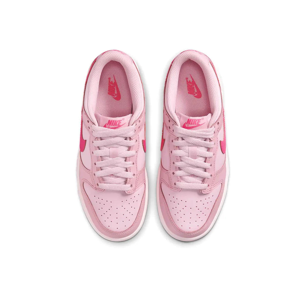 Pink nike dunks on sale