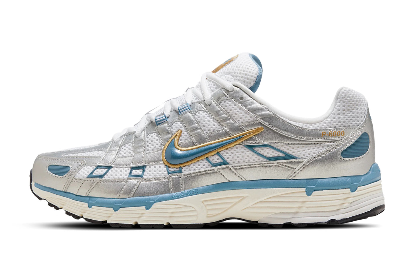 Nike P-6000 Metallic Silver Aegean Storm - 1
