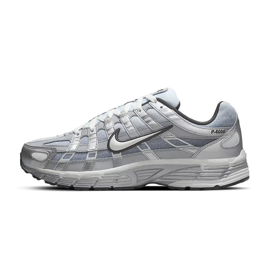 Nike P-6000 Metallic Silver Summit White Grey - 1